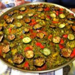 paella de verduras verdures